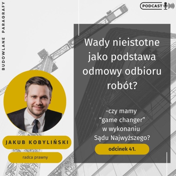 Wady nieistotne jako podstawa odmowy odbioru robót?